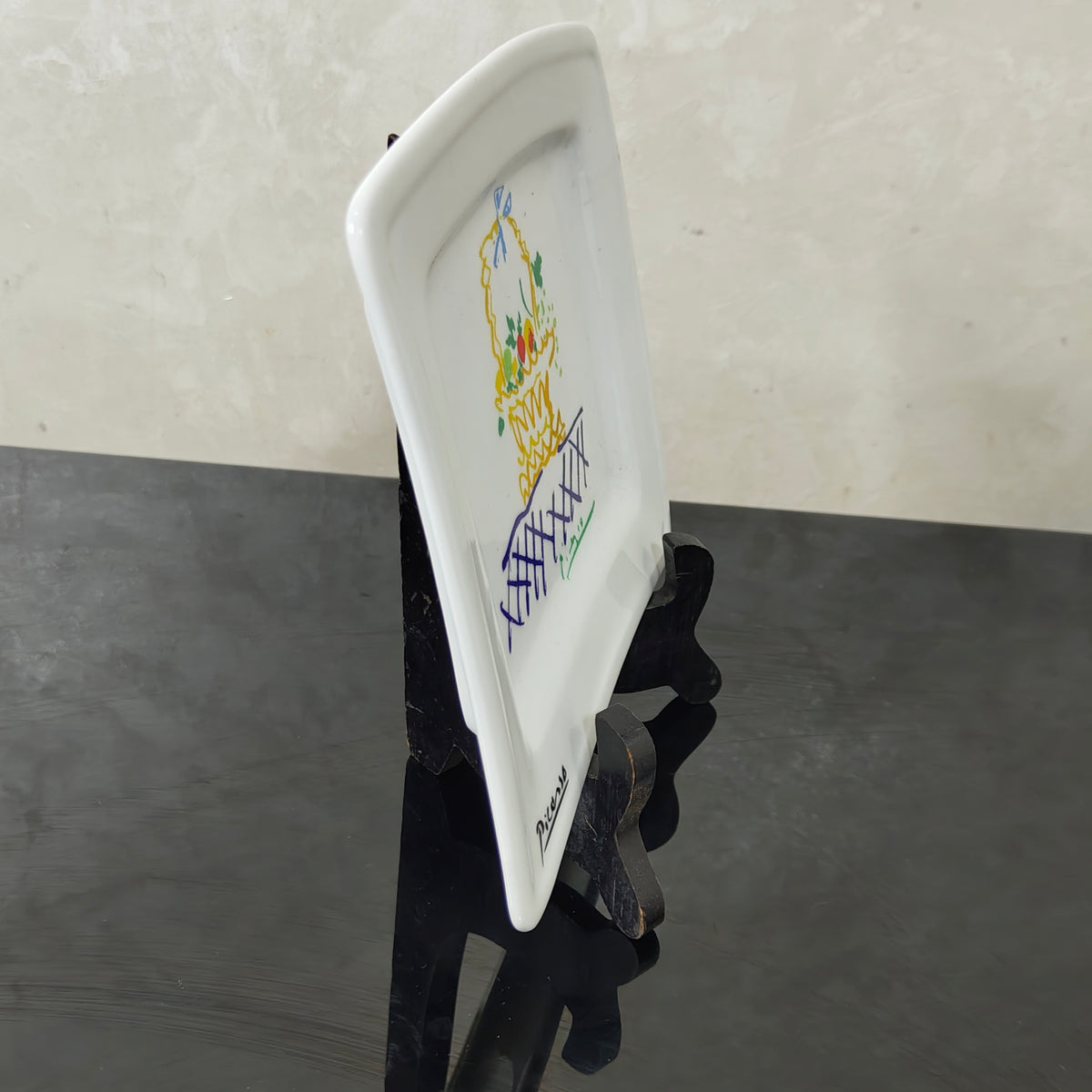 Pièces uniques faïence signé 
20cm/17cm