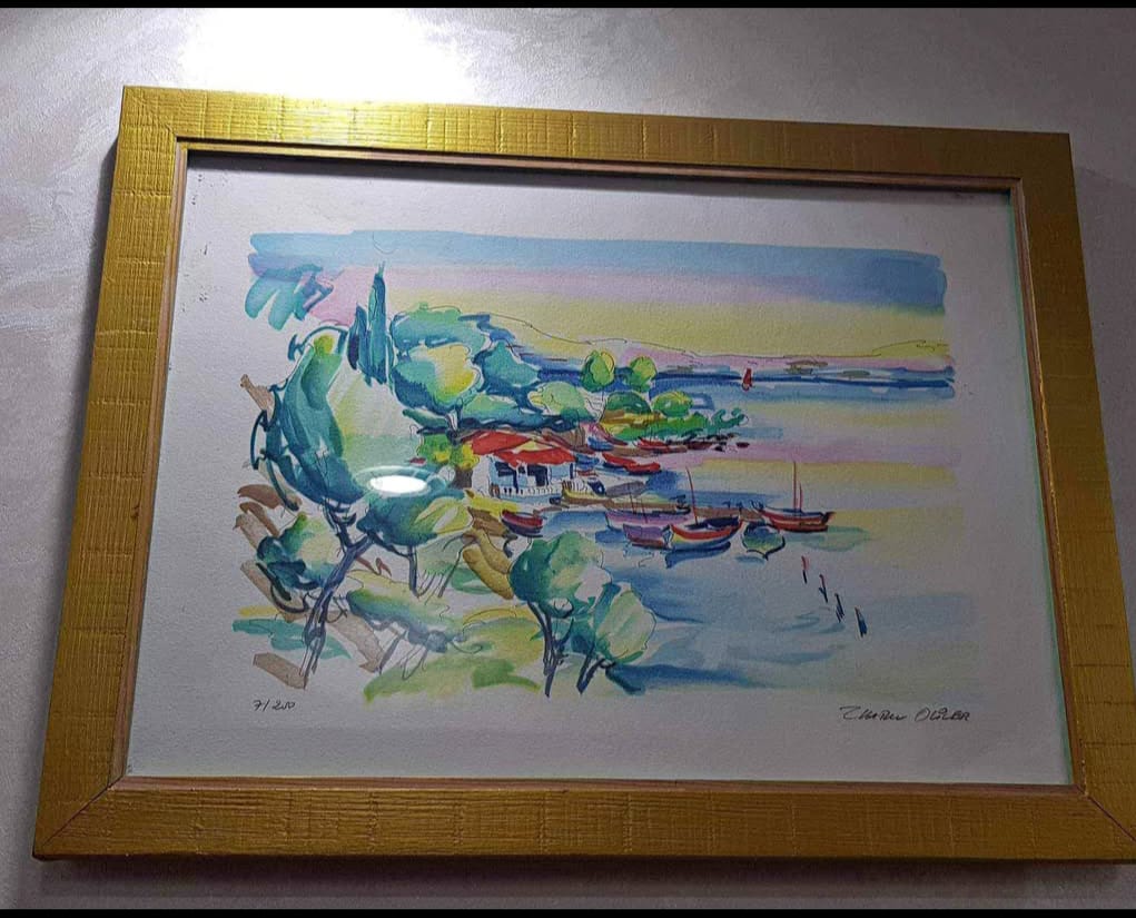 Tableau original signé aquarelle 
45cm/30cm