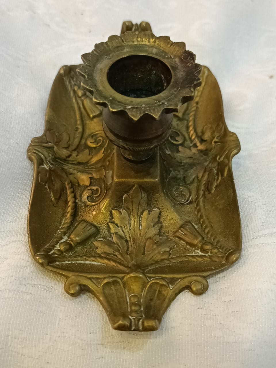 Ancien pougoire en bronze