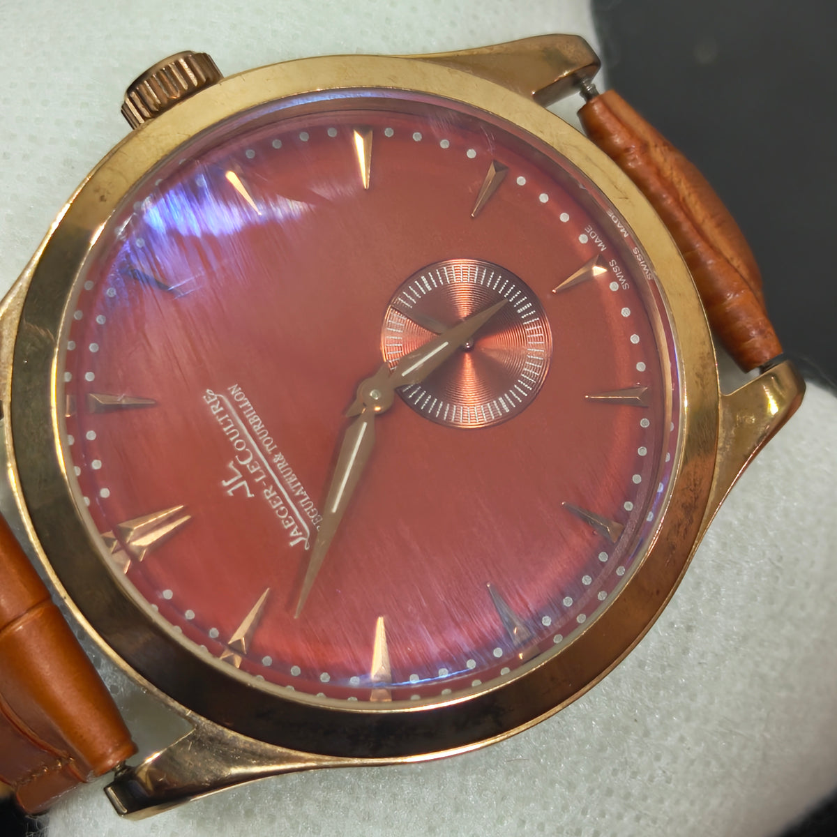 Montre Jaeger - lecoltre régulateur & tourbillon Quartz/ثلاثة ملايين ونصف 
40mm
Prix 35000