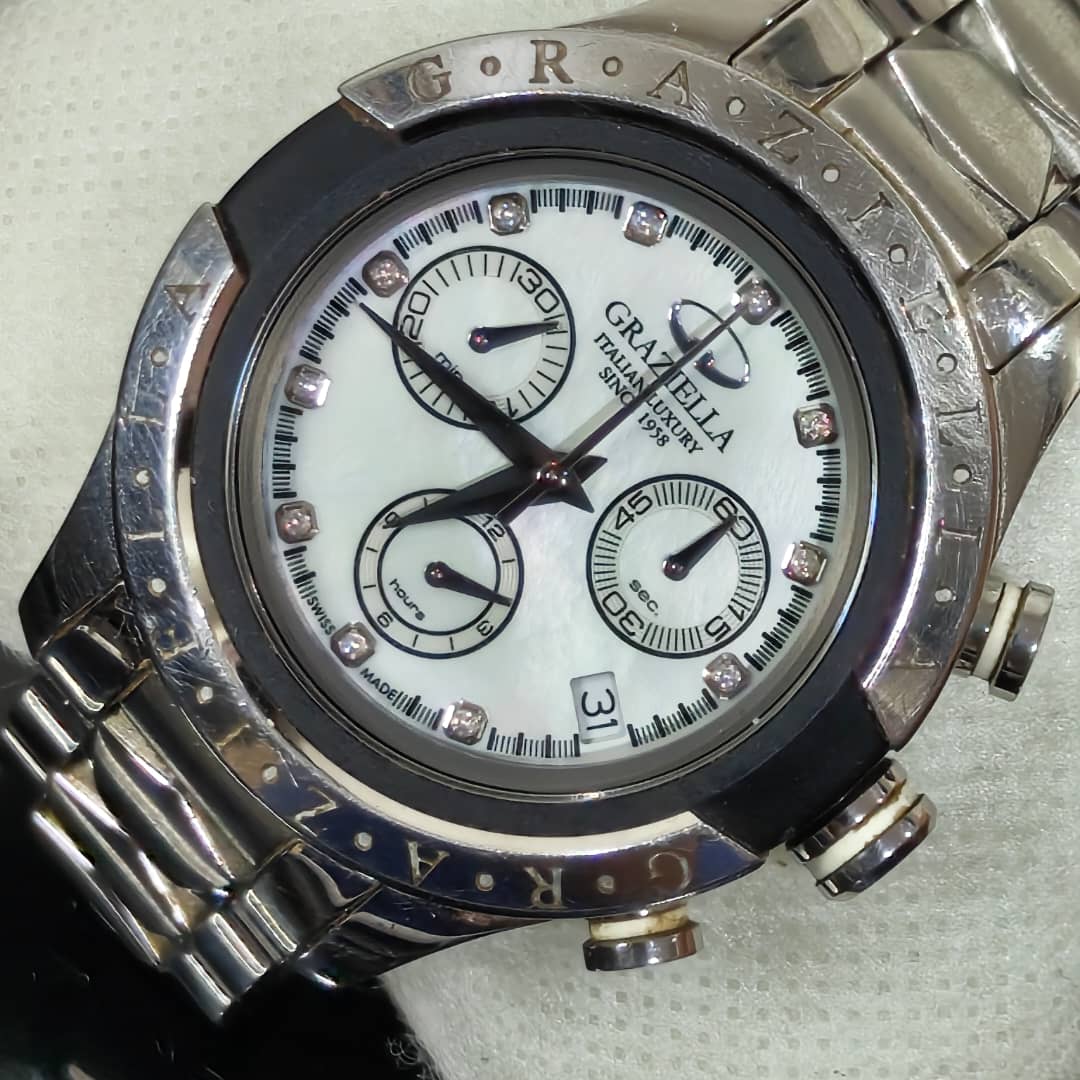 Montre Graziella en daiment original 
38mm