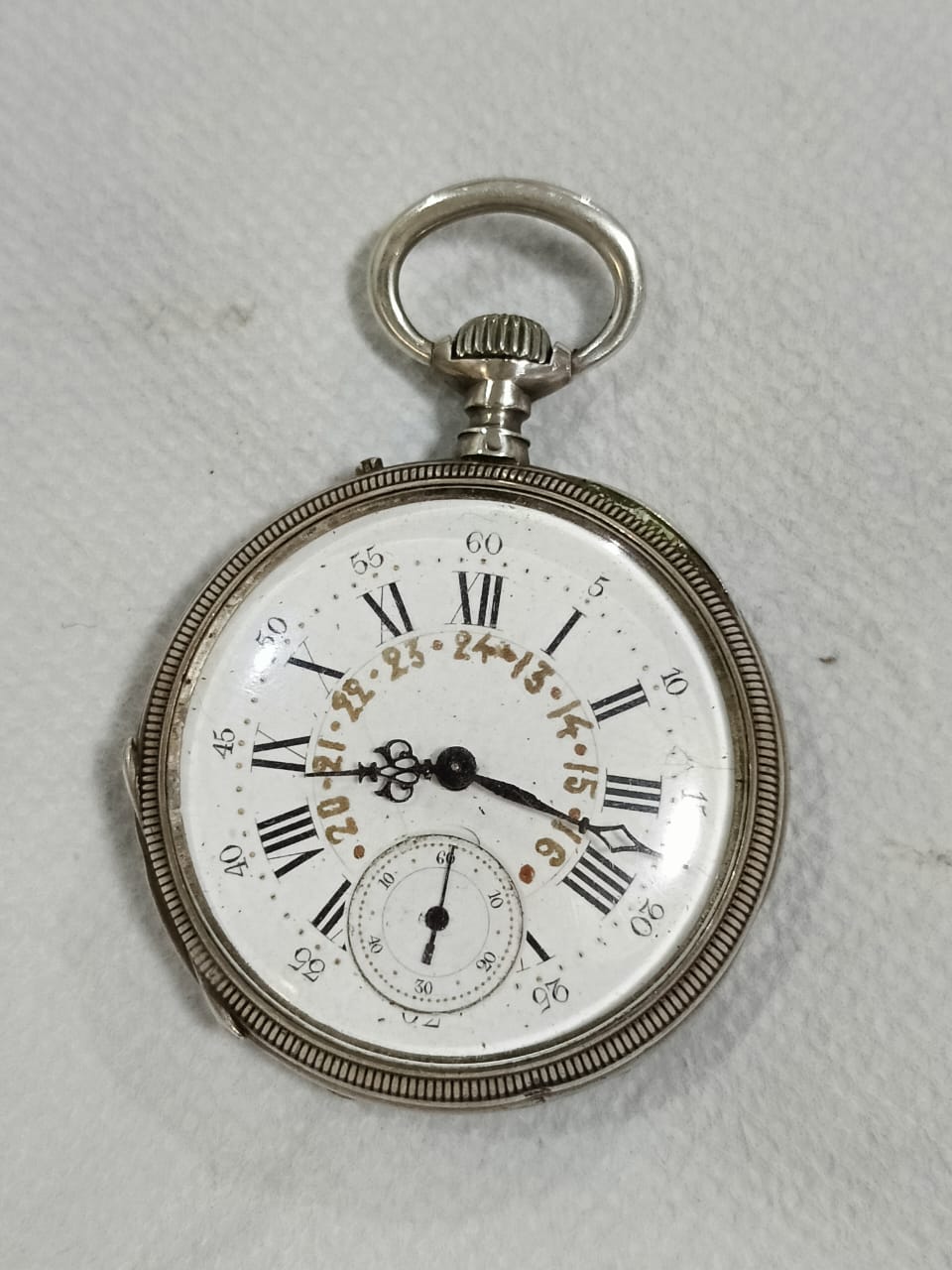 Montre gousset ancienne argent عاطلة