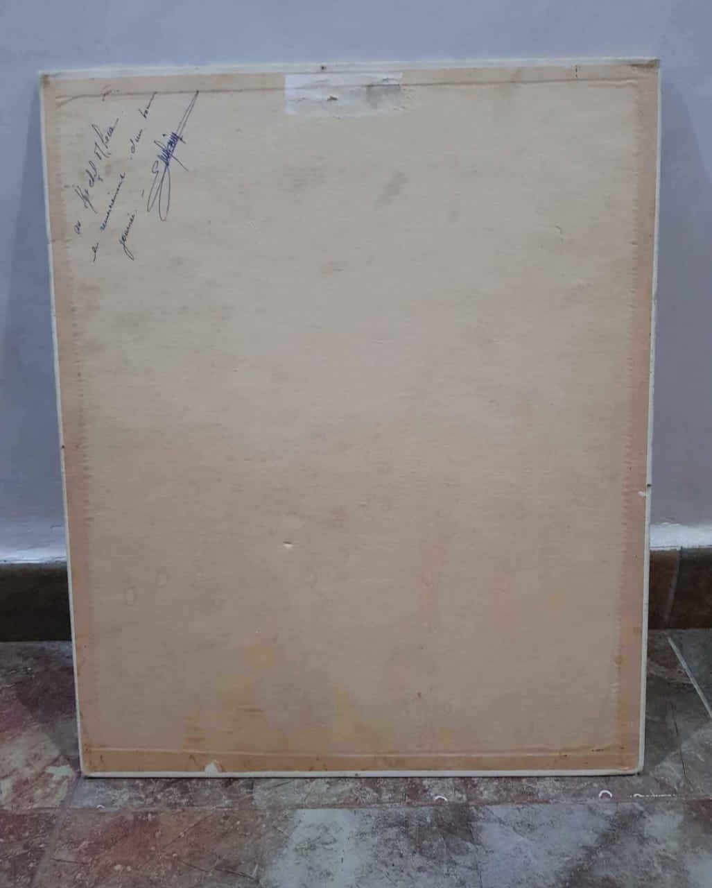 Ancien tableau original signé sur panneau 40cm/30cm