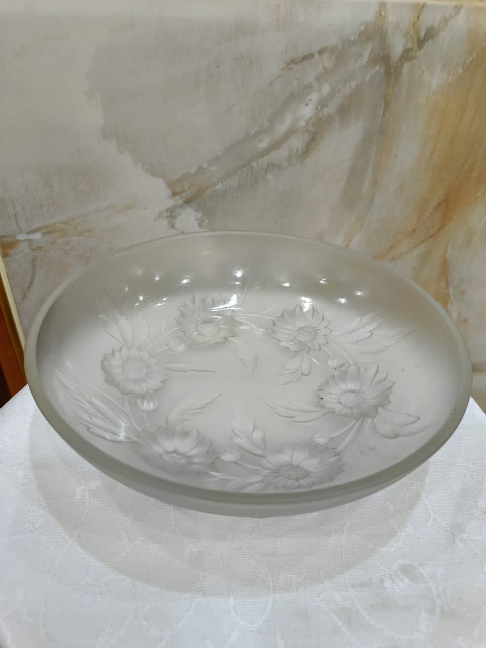 Plat de table de base signé 22cm