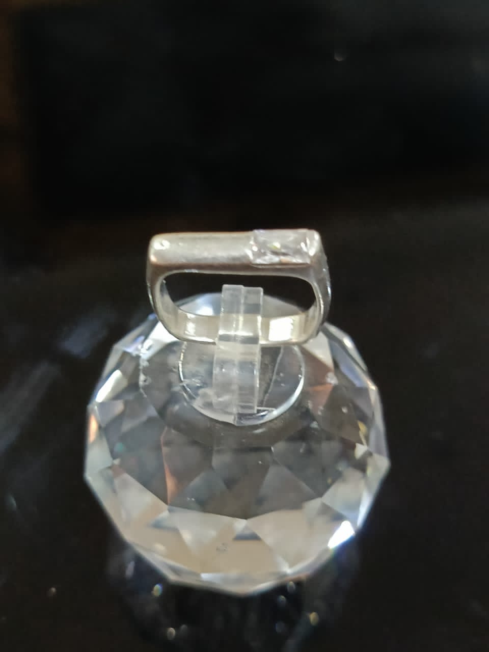 خاتم فضة نسائي