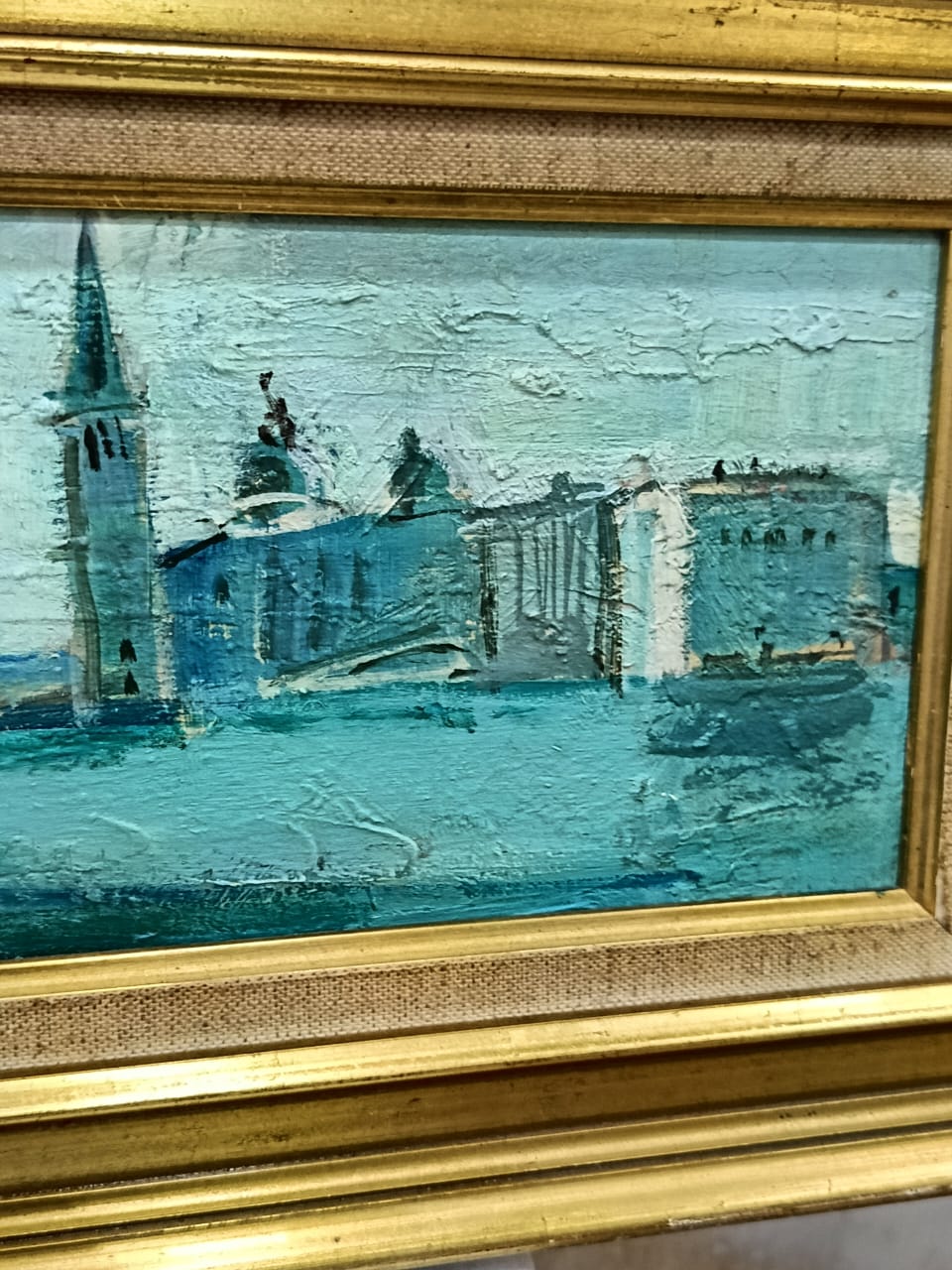 Ancien tableau original signé 
55cm/25cm