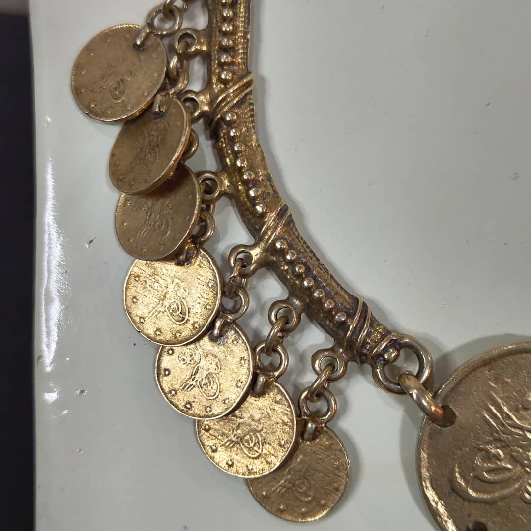 سلسلة فرماي/فضة عتيقة تحفة
طول مغلق 20cm