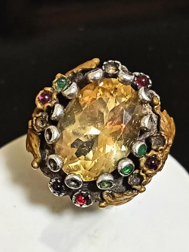 خاتم نسائي بحر سيترين